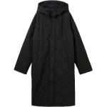 Reduzierte Schwarze Unifarbene Tom Tailor Denim Damensteppmäntel aus Polyamid Größe XL 