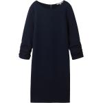 Blaue Unifarbene 3/4-ärmelige Tom Tailor Denim Mini Minikleider & kurze Kleider für Damen Größe M 