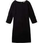 Reduzierte Schwarze Unifarbene 3/4-ärmelige Tom Tailor Denim Mini Minikleider & kurze Kleider aus Denim für Damen Größe XS 