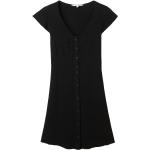 Schwarze Unifarbene Tom Tailor Denim Mini Minikleider & kurze Kleider für Damen Größe XS 