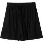 Schwarze Unifarbene Tom Tailor Denim Mini Leinenröcke aus Leinen für Damen Größe L 