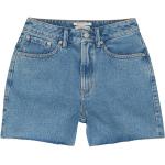Blaue Unifarbene Tom Tailor Denim Jeans-Shorts aus Denim für Damen Größe M für den für den Sommer 