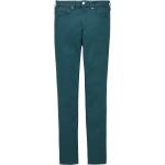Reduzierte Grüne Unifarbene Tom Tailor Denim Skinny Jeans aus Denim für Damen Größe XS Weite 27, Länge 32 