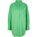 Reduzierte Grüne Unifarbene Oversize Tom Tailor Denim Damenjeanshemden aus Denim Größe S 