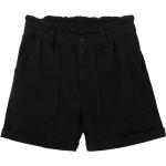 Schwarze Unifarbene Tom Tailor Denim Jeans-Shorts aus Denim für Damen Größe L für den für den Sommer 