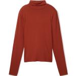 Reduzierte Rote Unifarbene Tom Tailor Denim Rollkragenshirts für Damen Größe XL 
