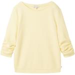 Reduzierte Gelbe Unifarbene Tom Tailor Denim Damensweatshirts Größe L 