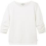 Weiße Unifarbene Tom Tailor Denim Damensweatshirts aus Denim Größe XL 