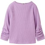 Reduzierte Lila Unifarbene Tom Tailor Denim Damensweatshirts aus Denim Größe XL 