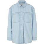 Blaue Tom Tailor Denim Hemdjacken aus Denim für Damen Größe XS 