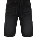 Schwarze Tom Tailor Denim Jeans-Shorts aus Denim für Herren Größe XXL für den für den Sommer 