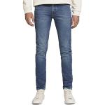 Blaue Tom Tailor Denim Hüftjeans & Low Waist Jeans mit Reißverschluss aus Denim für Herren Weite 28 