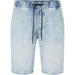 Blaue Unifarbene Tom Tailor Denim Jeans-Shorts aus Denim für Herren Größe M für den für den Sommer 