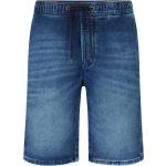 Blaue Unifarbene Tom Tailor Denim Jeans-Shorts aus Denim für Herren Größe M für den für den Sommer 