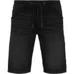Schwarze Tom Tailor Denim Jeans-Shorts aus Denim für Herren Größe S für den für den Sommer 