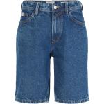 Blaue Unifarbene Tom Tailor Denim Jeans-Shorts aus Denim für Herren Größe L für den für den Sommer 