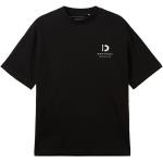 Schwarze Unifarbene Oversize Tom Tailor Denim T-Shirts für Herren Größe M 