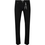 Schwarze Bestickte Tom Tailor Denim Slim Fit Jeans aus Denim für Herren Weite 34, Länge 36 