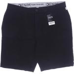 Reduzierte Schwarze Tom Tailor Denim Jeans-Shorts aus Denim für Herren Übergrößen für den für den Sommer 