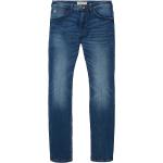 Reduzierte Blaue Bestickte Tom Tailor Denim Slim Fit Jeans aus Denim für Herren Größe XL Weite 28, Länge 32 