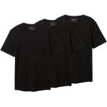 Schwarze Unifarbene Tom Tailor Denim T-Shirts für Herren Größe L 3-teilig 