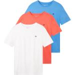 Reduzierte Weiße Unifarbene Tom Tailor Denim T-Shirts aus Denim für Herren Größe M 3-teilig 