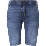 Blaue Tom Tailor Denim Jeans-Shorts aus Denim für Herren Größe S für den für den Sommer 
