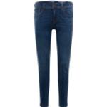 Blaue Bestickte Tom Tailor Denim Jeans mit Stickerei mit Reißverschluss aus Denim für Herren Weite 32, Länge 34 