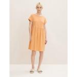 Reduzierte Peachfarbene Kurzärmelige Tom Tailor Denim Mini Minikleider & kurze Kleider aus Jersey für Damen Größe XS 