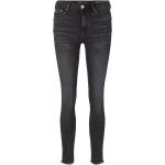 Graue Tom Tailor Denim Hüftjeans & Low Waist Jeans mit Reißverschluss aus Denim für Damen 