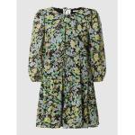 Reduzierte Bunte Blumenmuster 3/4-ärmelige Tom Tailor Denim Mini Minikleider & kurze Kleider aus Viskose für Damen Größe XS 