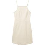 Weiße Elegante Tom Tailor Denim Mini Neckholderkleider für Damen Größe XL 