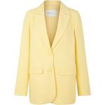 Gelbe Unifarbene Tom Tailor Denim Damenblazer aus Denim Größe XL 