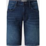 Reduzierte Blaue Tom Tailor Denim Jeans-Shorts aus Baumwolle für Herren Größe S 