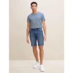 Blaue Tom Tailor Denim Jeans-Shorts aus Baumwolle für Herren Größe L 