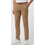 Kamelbraune Tom Tailor Denim Slim Fit Jeans mit Gürtel aus Baumwolle für Herren Größe XL Weite 29, Länge 32 