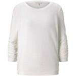 Weiße Tom Tailor Denim Damensweatshirts aus Denim Größe XS für den für den Herbst 