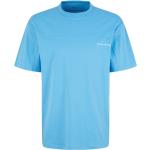 Himmelblaue Tom Tailor Denim T-Shirts für Herren Größe M 