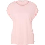 Rosa Tom Tailor Denim Rundhals-Ausschnitt T-Shirts aus Denim für Damen Größe S 