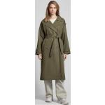 Olivgrüne Tom Tailor Denim Trenchcoats aus Polyester für Damen Größe M für den für den Herbst 