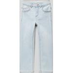 Hellblaue Tom Tailor 5-Pocket Jeans für Kinder aus Baumwolle für Mädchen Größe 128 