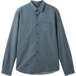 Cyanblaue Langärmelige Tom Tailor Langarmhemden Größe S 