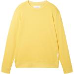 Gelbe Unifarbene Tom Tailor Herrensweatshirts Größe XXL 