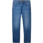 Blaue Unifarbene Tom Tailor Straight Leg Jeans aus Denim für Herren Weite 38, Länge 32 