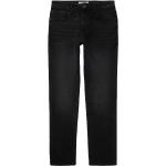 Schwarze Unifarbene Tom Tailor Josh Slim Fit Jeans aus Denim für Herren Weite 33, Länge 30 