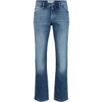Blaue Tom Tailor Marvin Straight Leg Jeans für Herren Weite 34, Länge 34 