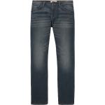 Blaue Unifarbene Tom Tailor Marvin Straight Leg Jeans aus Denim für Herren Größe XL Weite 29, Länge 32 