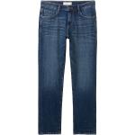 Blaue Unifarbene Tom Tailor Marvin Straight Leg Jeans aus Denim für Herren Weite 38, Länge 36 