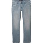 Blaue Unifarbene Tom Tailor Marvin Straight Leg Jeans aus Denim für Herren Weite 33, Länge 32 