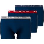 Blaue Melierte Tom Tailor Melange Herrenslips & Herrenpanties aus Baumwolle Größe L 3-teilig 